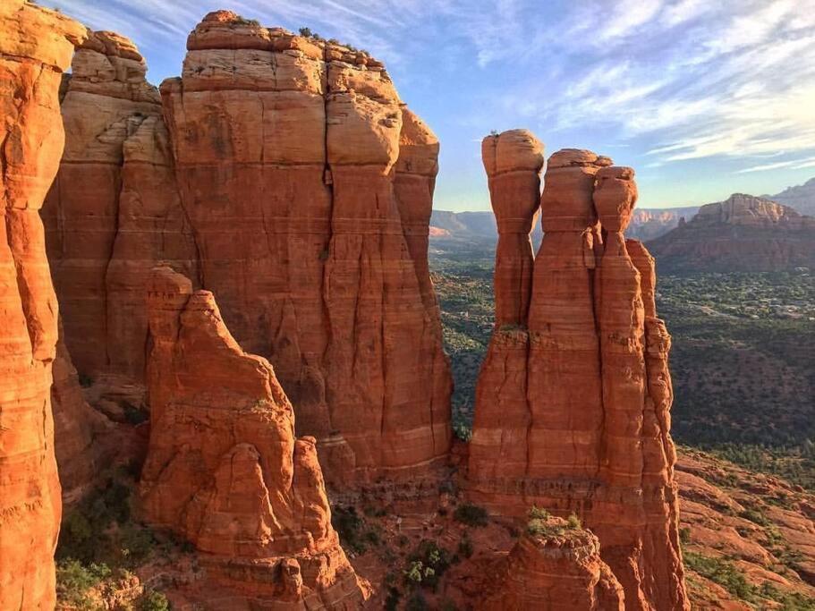 Close To Fresh Creek! Sleeps 12 ~ Amazing Views W/Serene Open Space ~ Hot Tub + Game Room ~ Trails Outside Sedona Exterior photo