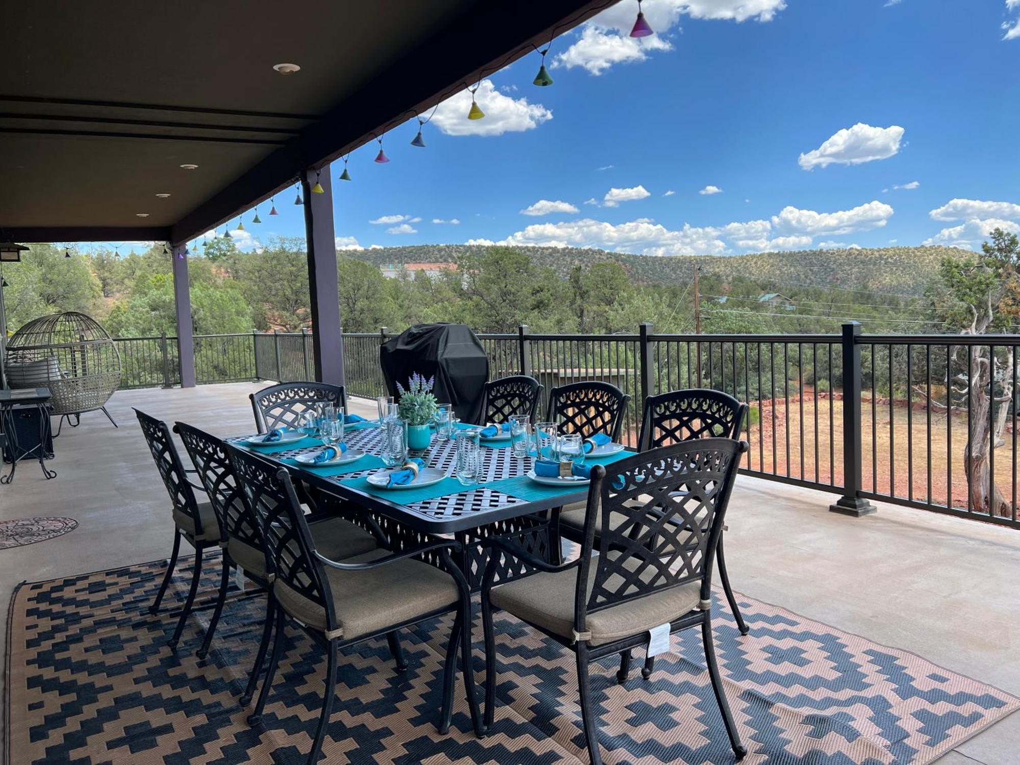 Close To Fresh Creek! Sleeps 12 ~ Amazing Views W/Serene Open Space ~ Hot Tub + Game Room ~ Trails Outside Sedona Exterior photo